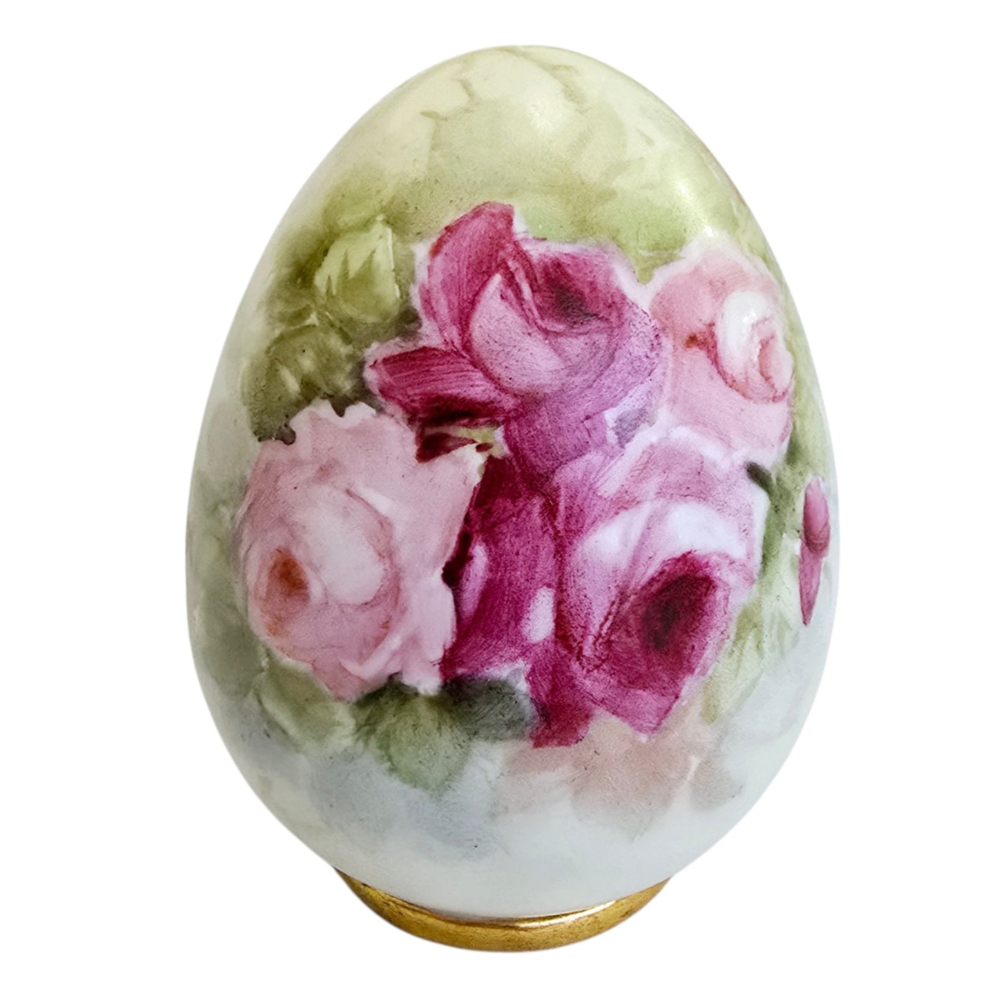 Antique Painted Egg Signed 1922LIVE-CRAFTED SHAKER + 3 PINS Join me LIVE to give Input, or Give me Creative Freedom! Egg, Easter, Spring, Flower