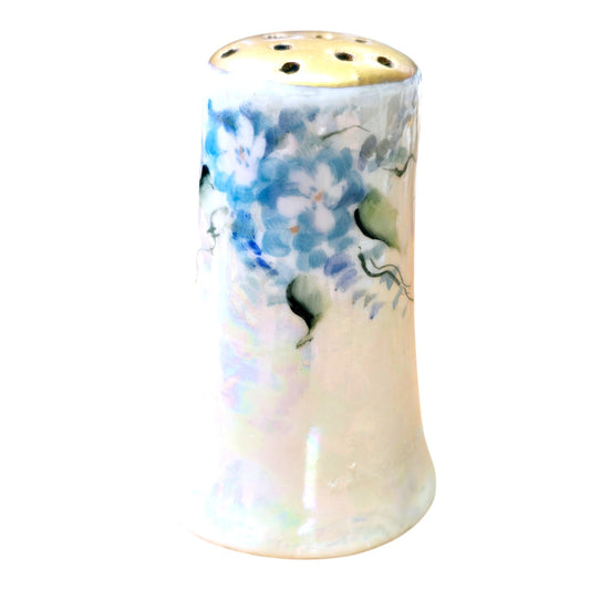 Blue Floral Iridescent Luster 2 of 2 LIVE-CRAFTED SHAKER + 3 PINS Join me LIVE to give Input, or Give me Creative Freedom! Flower