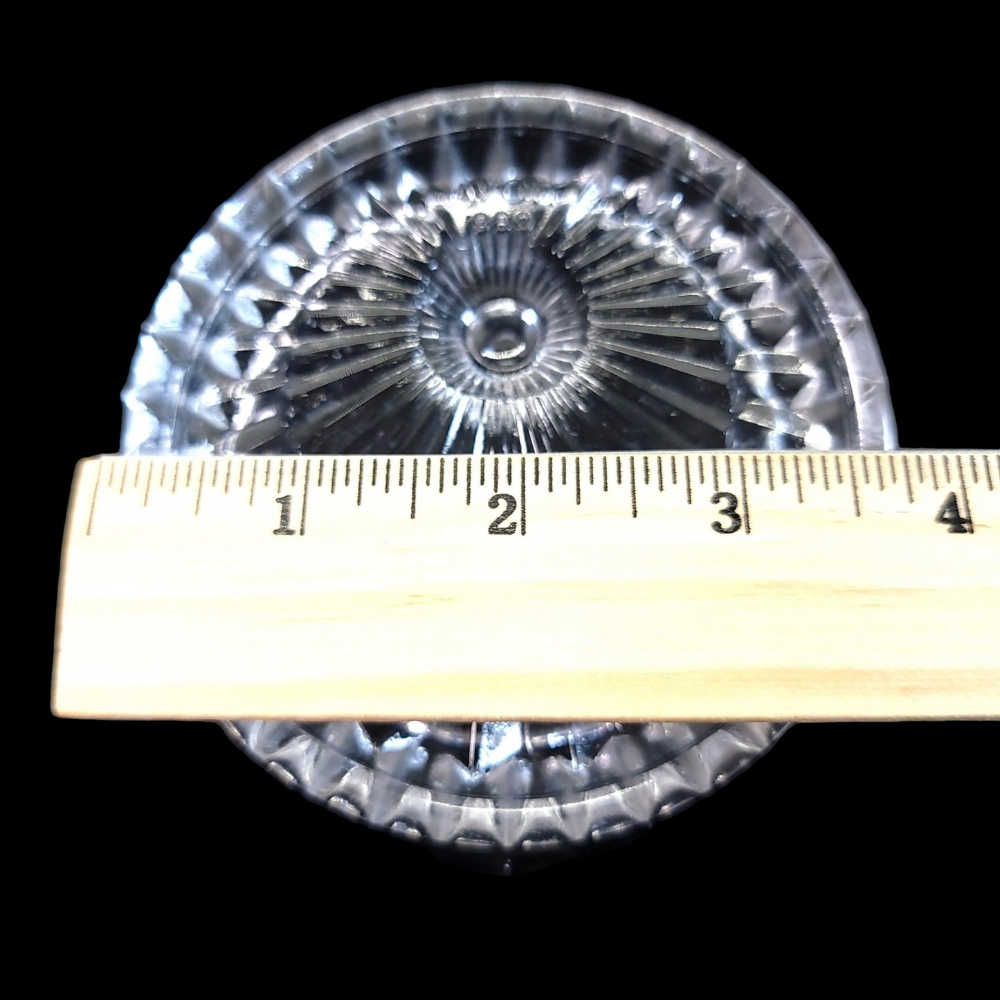 Vintage 1980 Avon Fostoria Clear Glass Ring Holder, Vintage Clear Cut Glass Ring Holder, Vintage Ring Dish