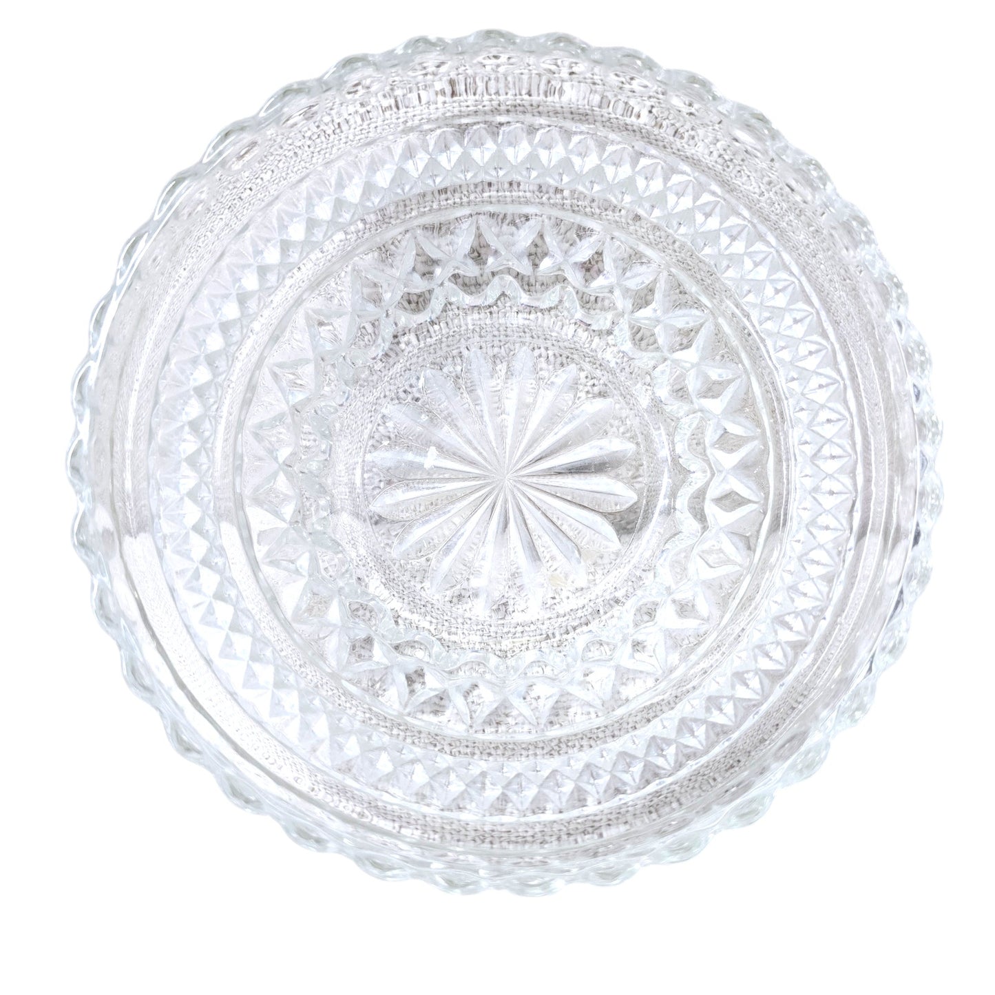 Handblown Art Glass Candies in Vintage Dish, Set of 3 Candies