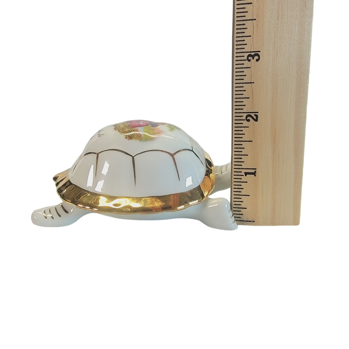 Elizabeth Arden Turtle Trinket Dish, Courting Couple, Lidded, Recuerdo de Toledo