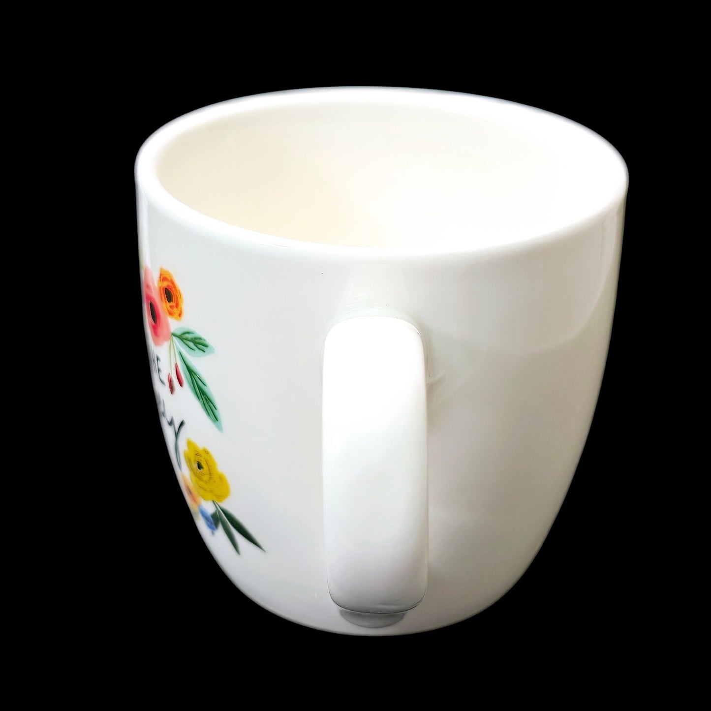 Floral Coffee Mug Enjoy the Journey