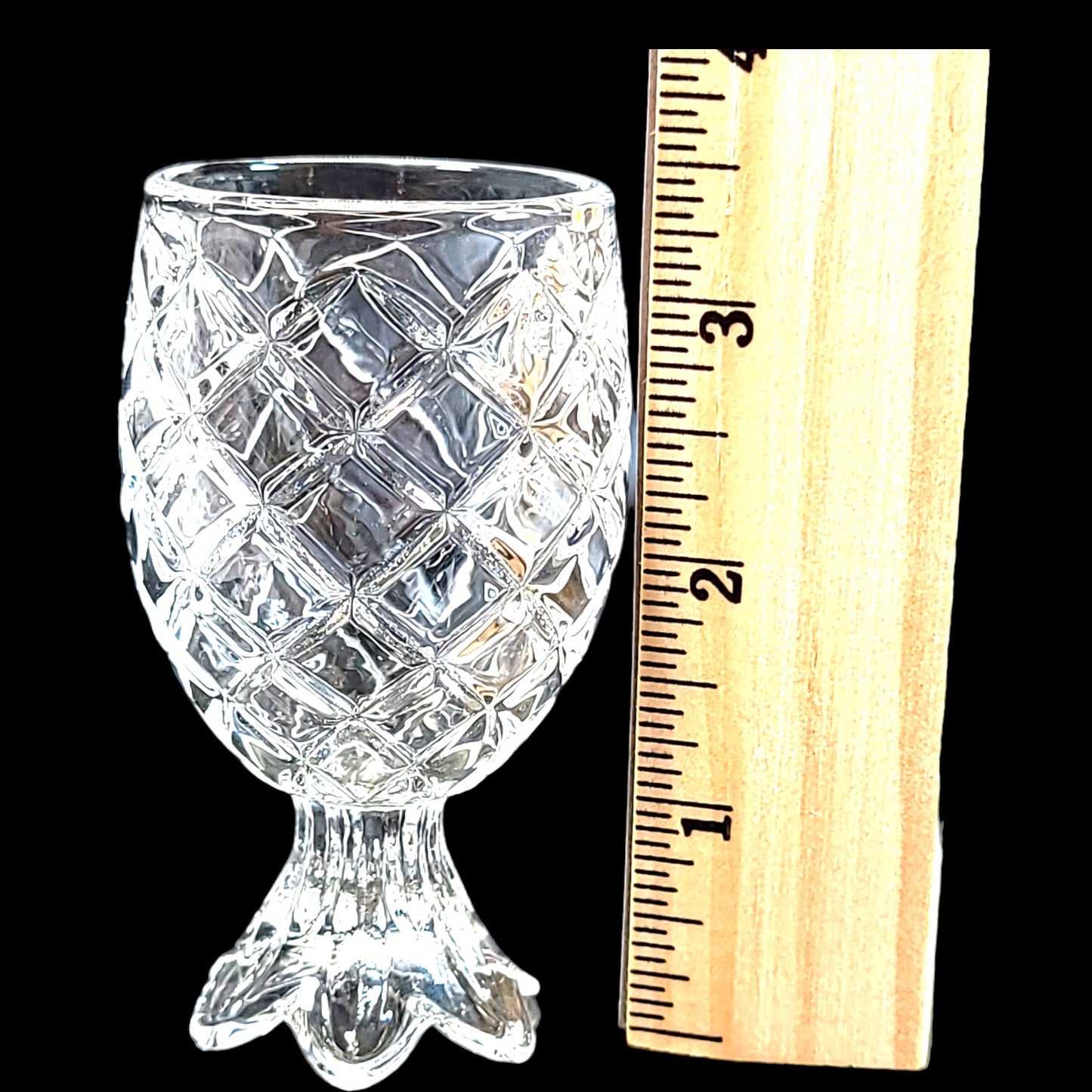 Godinger Pineapple Toothpock Holder, Godinger Pineapple Shot Glass, Crystal Toothpick Holder