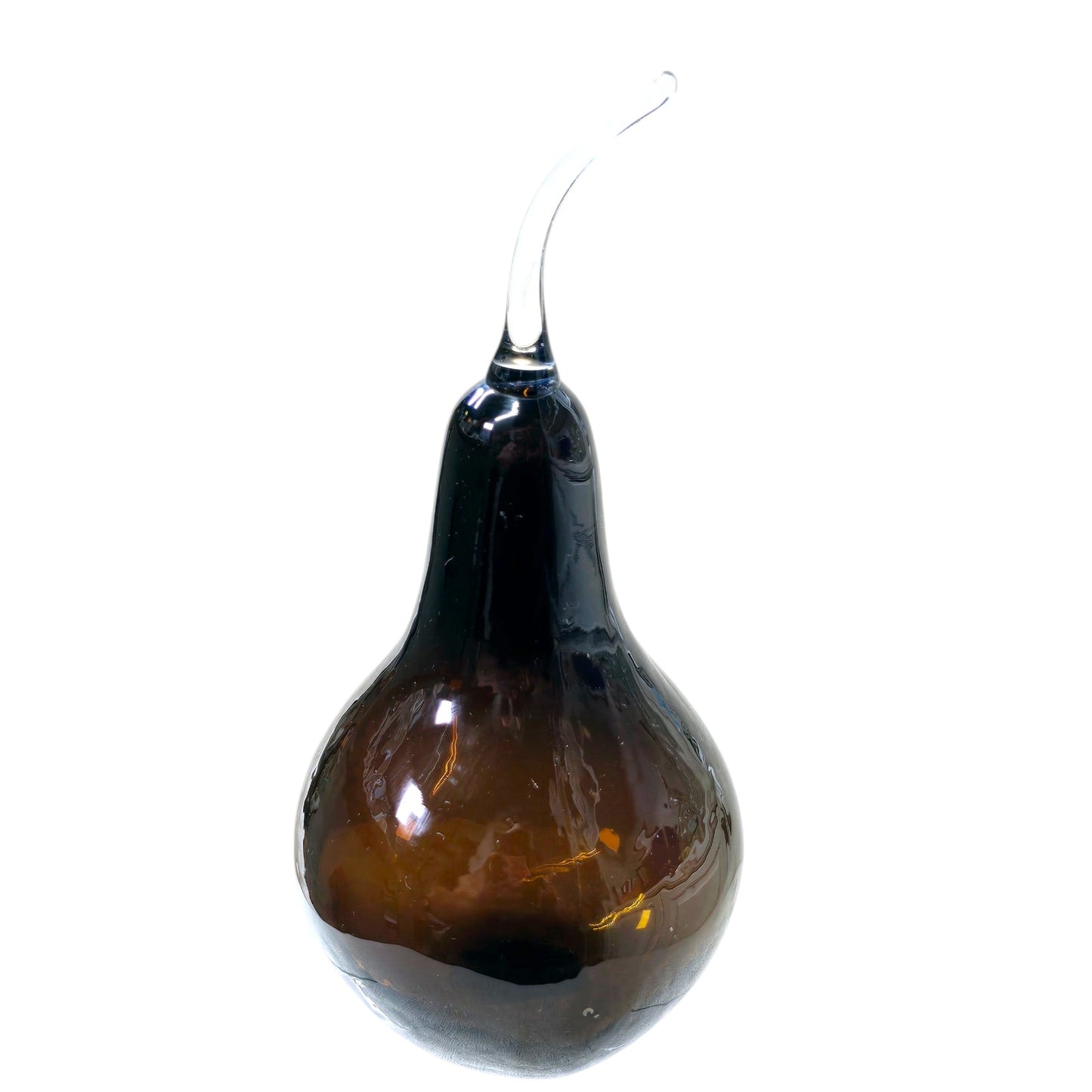 Amber Glass Pear by "Ei8hteen Karat"