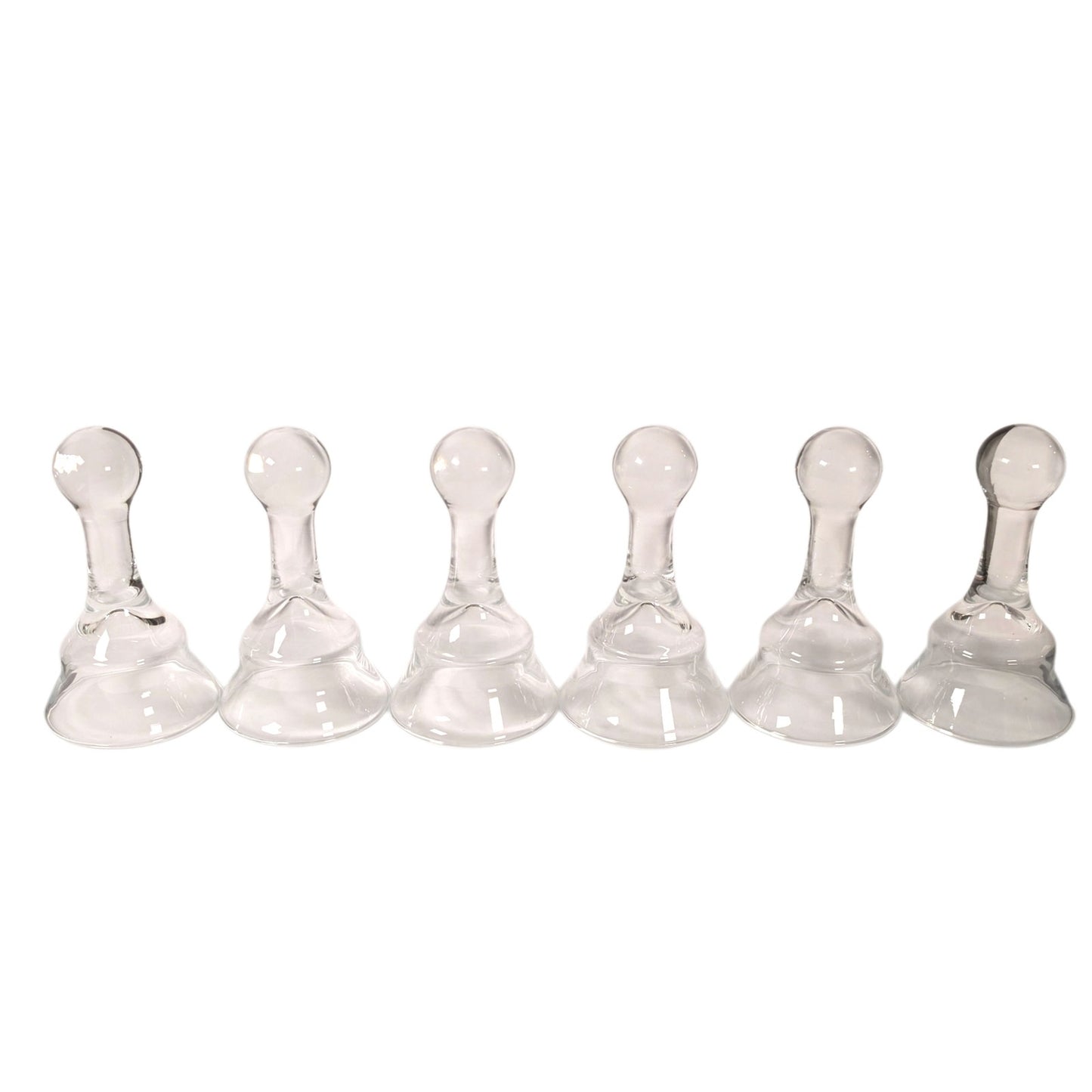 Vintage Glass Stirrup Glasses Stirrup Cups Set of 6 Equestrian Barware