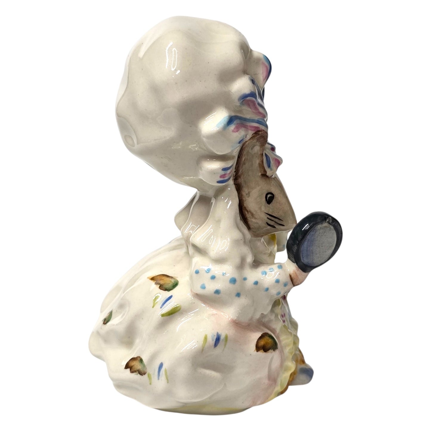Beswick Beatrix Potter Lady Mouse Tailor of Gloucester Figurine Magnifying Glass