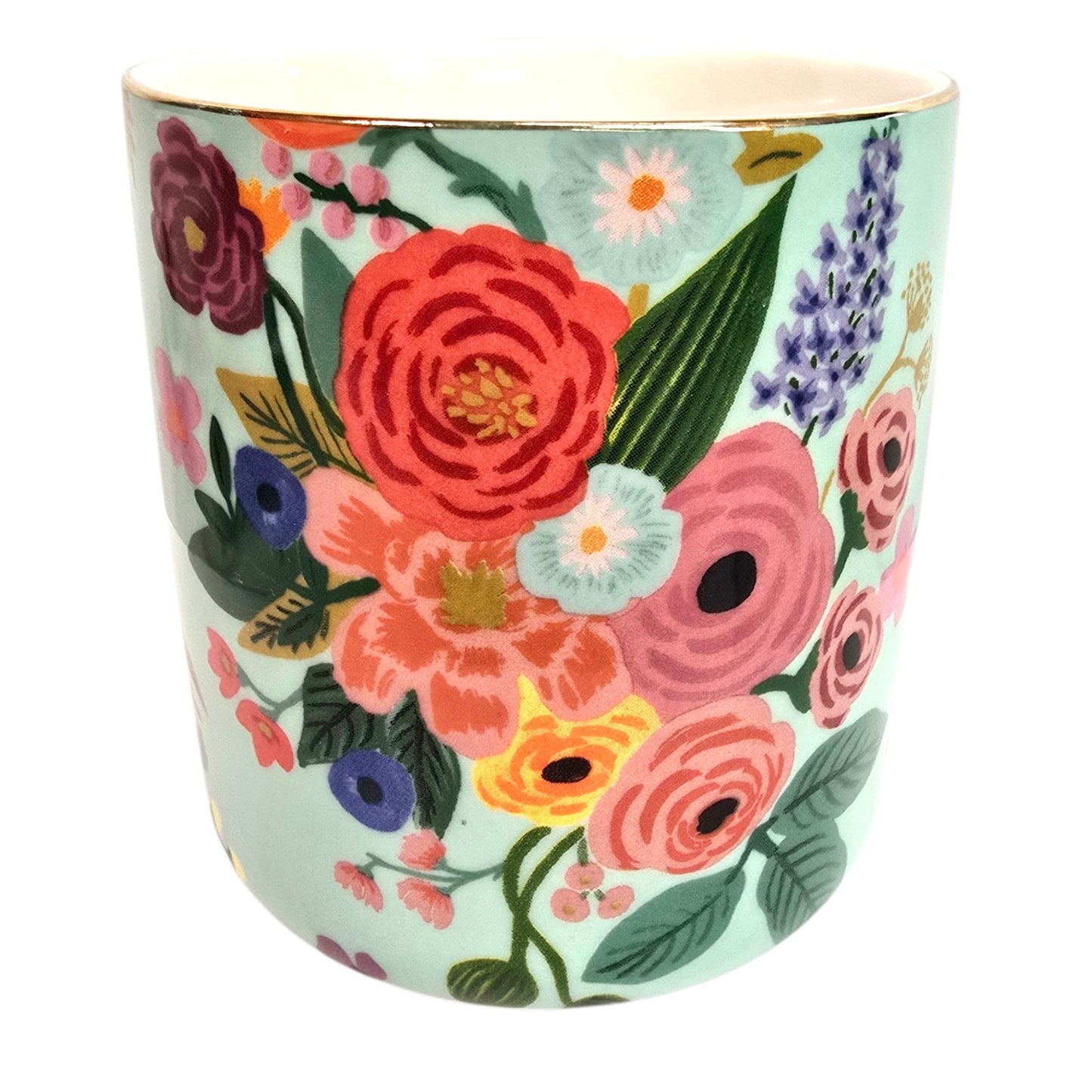 Anthropologie Rifle Paper Co Garden Party Monogram Mug Letter K Anna Bond