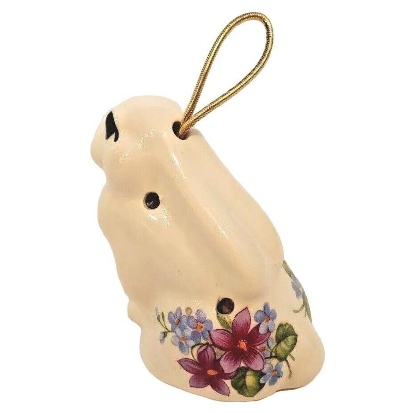 Vintage Potpourri Holder Porcelain Bunny Pomander Lownds-Pateman Easter Ornament