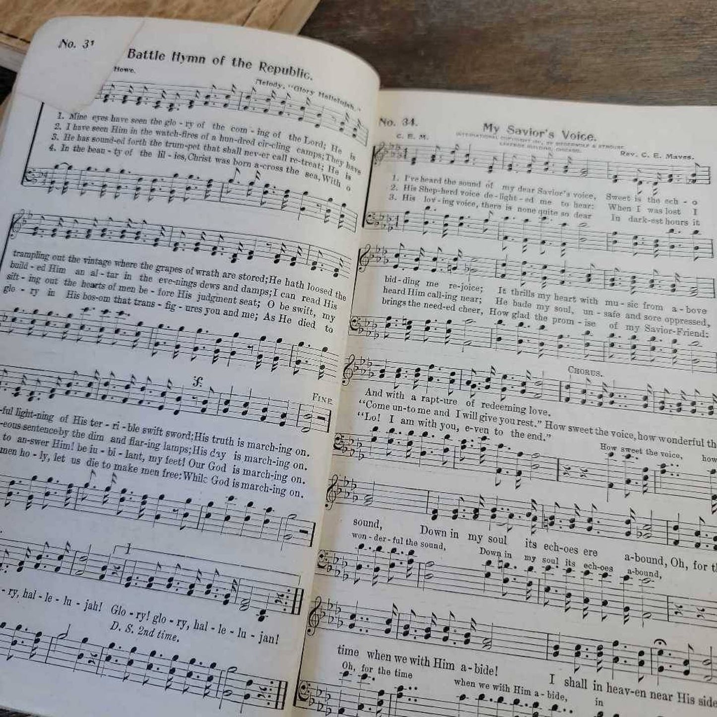 3 Antique Hymn Books Great Revival 1911-23 Christian Dark Academia Decor