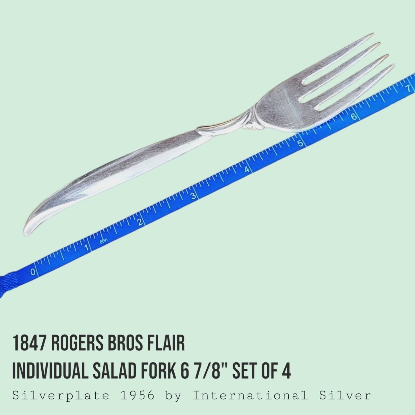 Flair by 1847 Rogers Bros IS 1956 Salad Fork 6 7/8" SET of 4