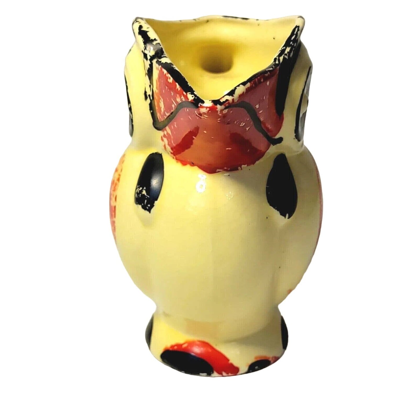 Vintage Deco Ceramic Toucan, Parrot, Kookaburra Rustic Art Deco Pitcher Creamer