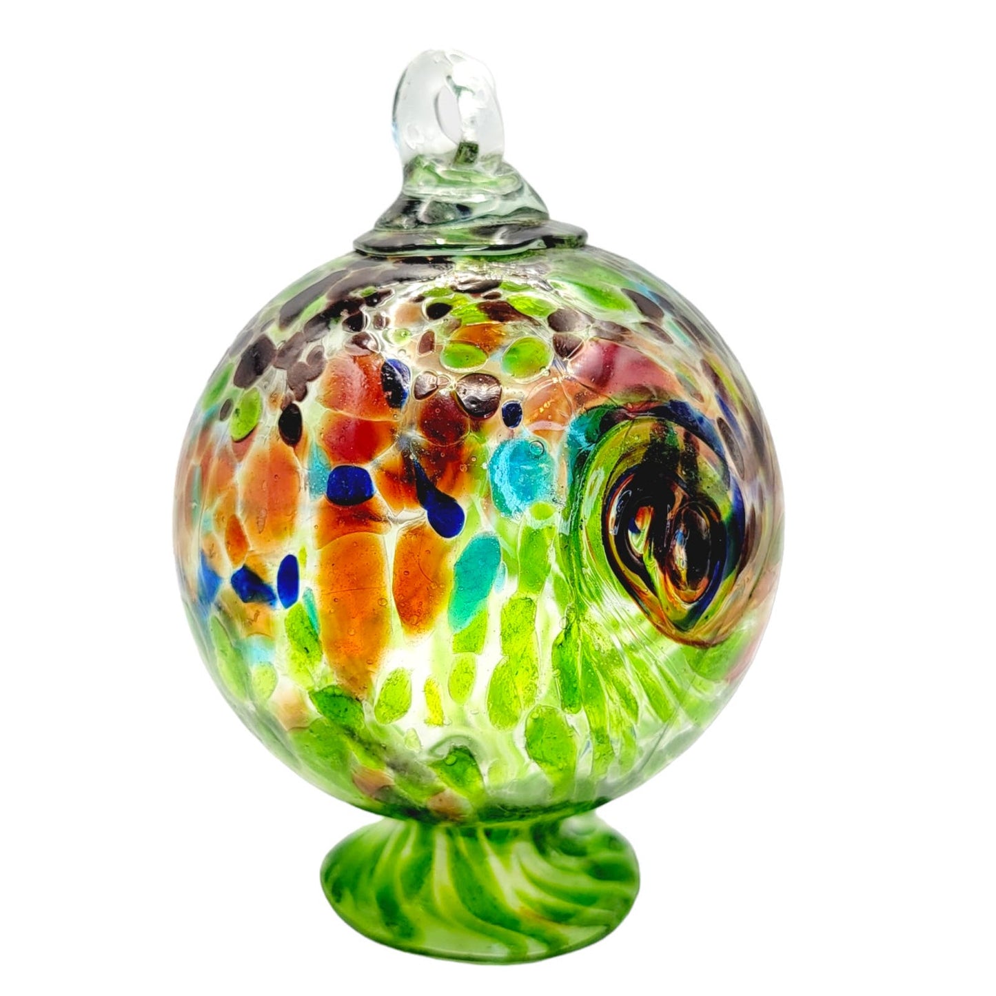 Vintage Hand Blown Glass Decoration Hanging Free Standing Window Ornament