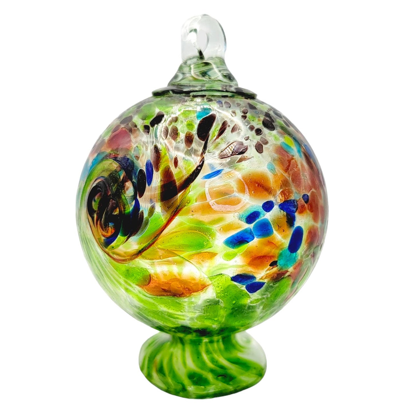 Vintage Hand Blown Glass Decoration Hanging Free Standing Window Ornament