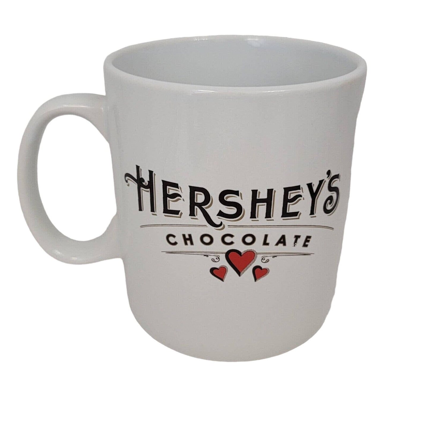 Large Hershey's Mug Hershey's Chocolate Coffee Cup Red Hearts Valentine's Mug