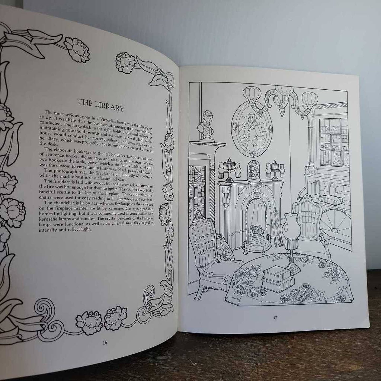 Vintage Dover Coloring Book The Victorian House Daniel Lewis Kristin Helberg