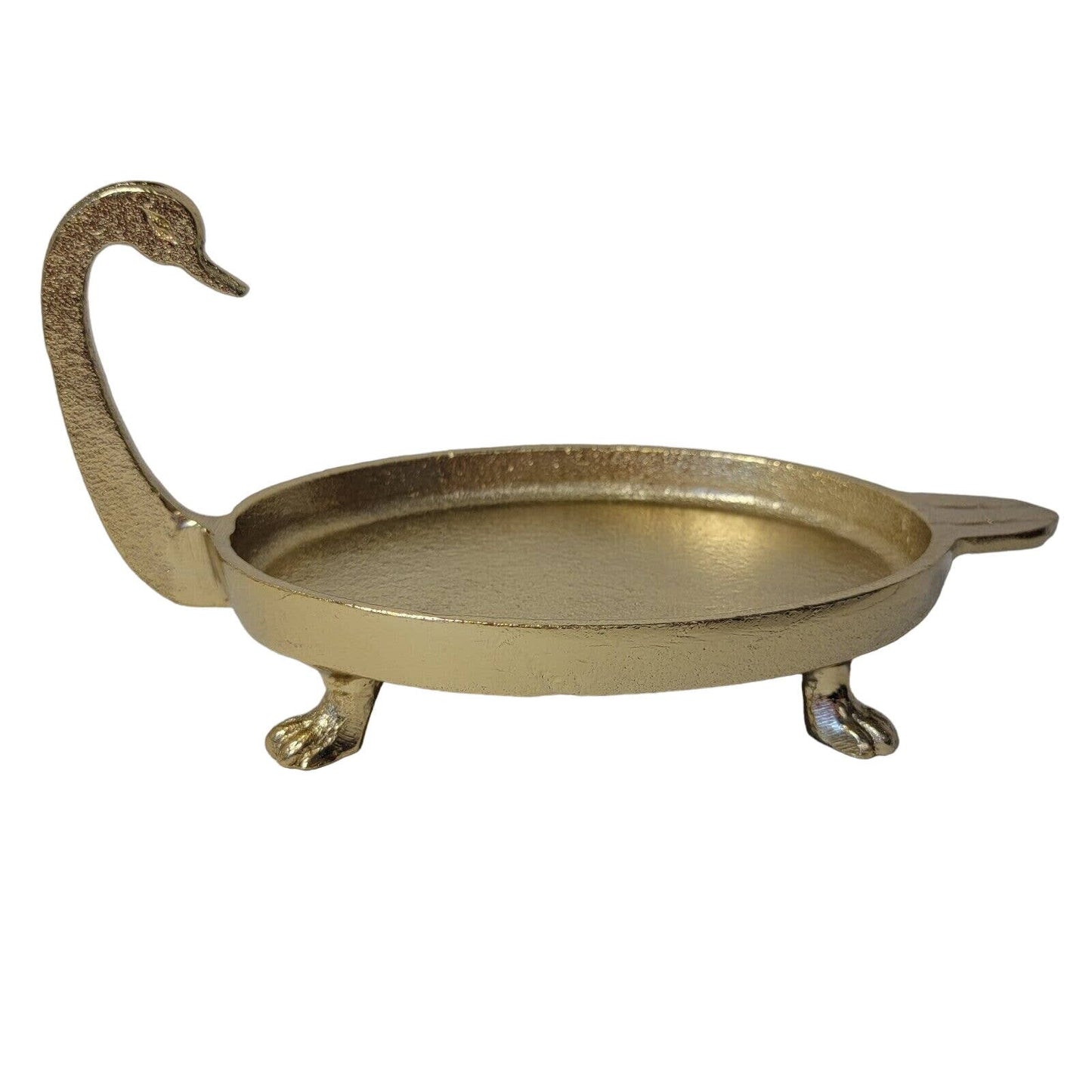 GOLD BOHO Swan Figurine, Decorative Glam Gold Swan Trinket Dish, Opalhouse