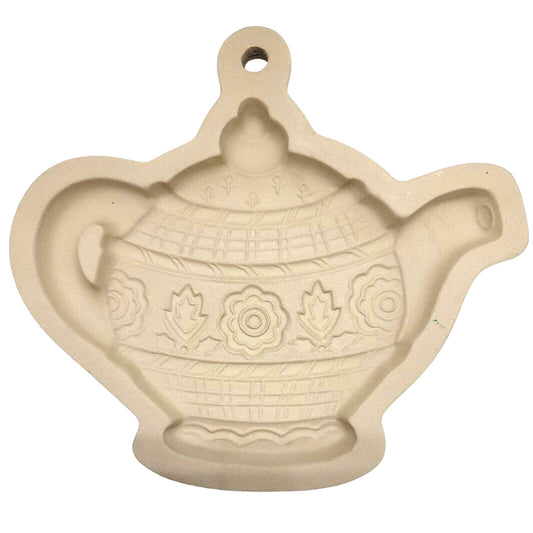 Vintage Cookie Mold, Mary Engelbreit ME Stoneware TEAPOT Cookie Craft Mold 1999- Fredrick Janice