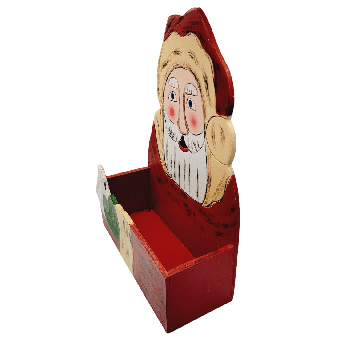 Vintage Santa Clause Card Holder Christmas Home Decor Santa Decor 1995