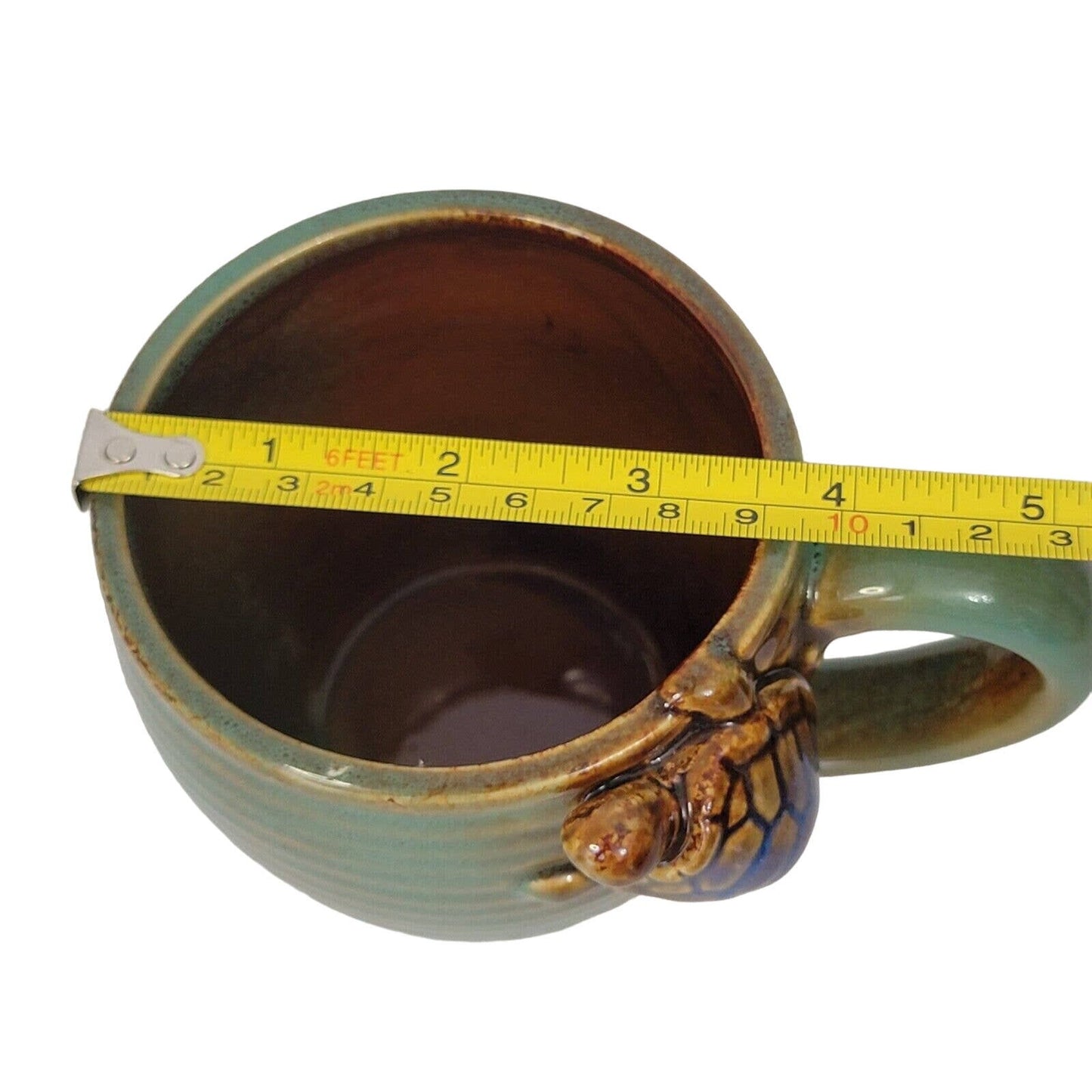 Turtle Coffee Mug, Art Pottery Turtle Mug, Ceramic Turle Coffee Mug Pacific Home