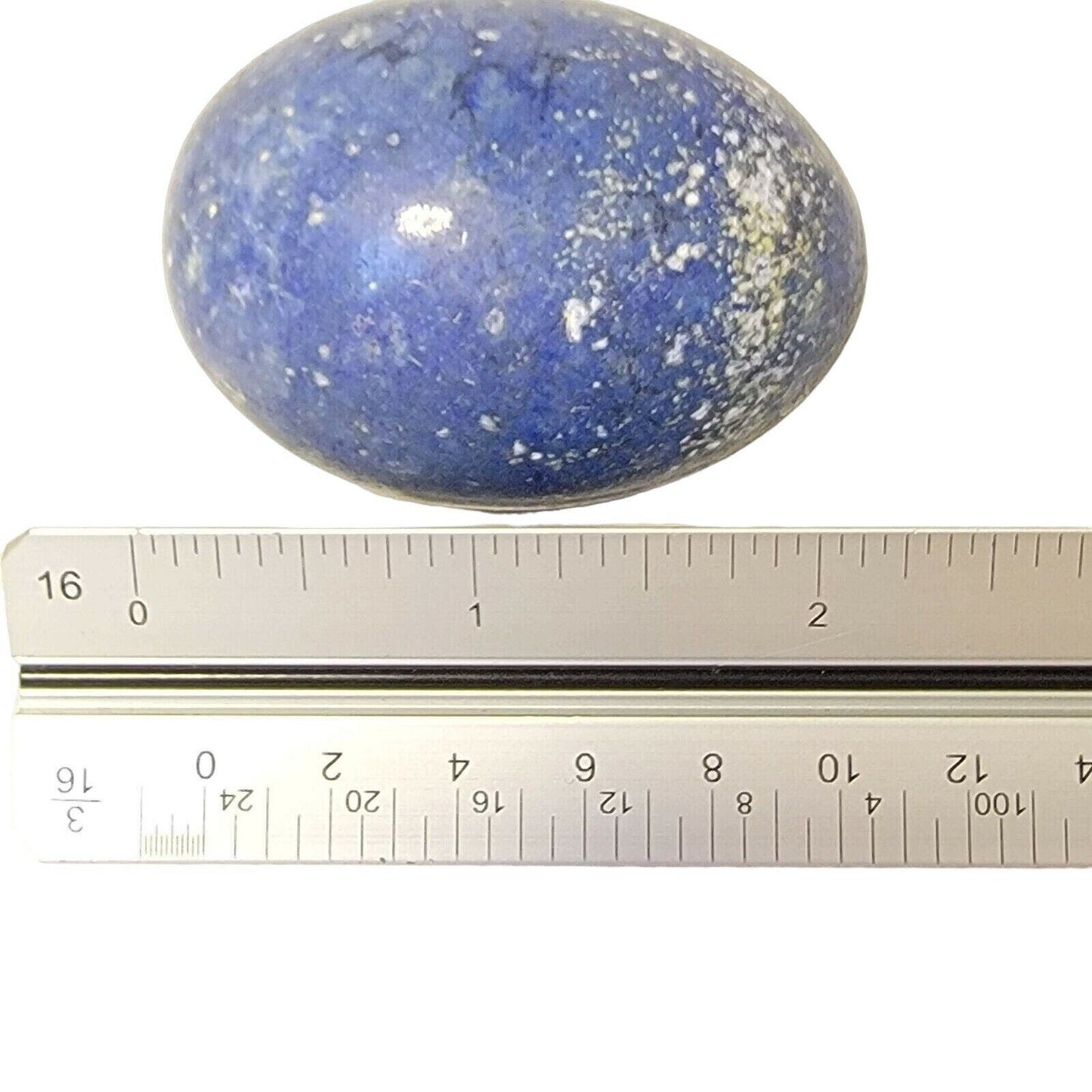 Hand Carved Stone Egg Paperweight, Blue Stone Egg, Easter Decor, Carved Egg