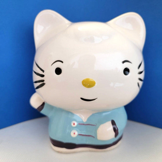 Vintage Hello Kitty Ceramic Coin Bank AS IS READ