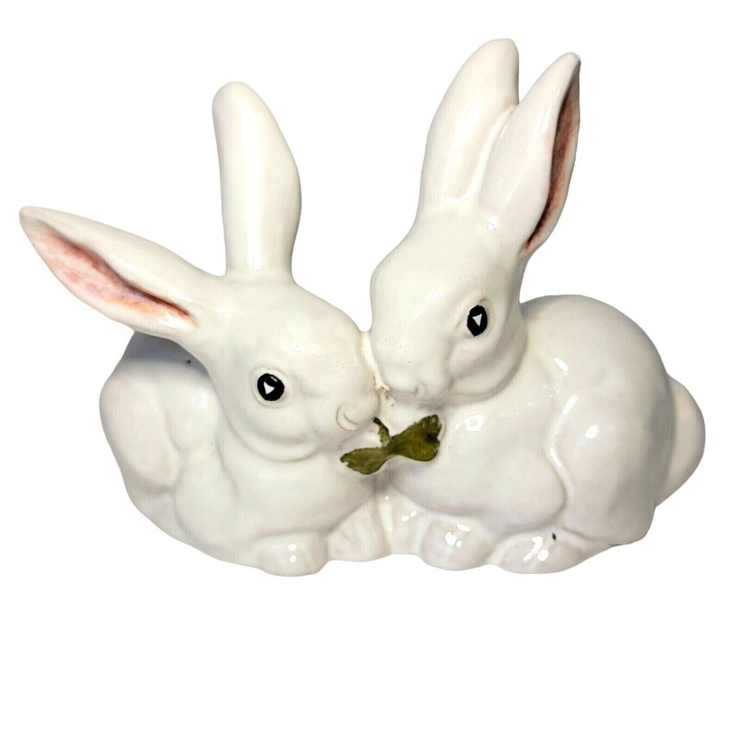 Vintage Italian Bunny Figurines, Easter Decor, Spring Decor, AS IS