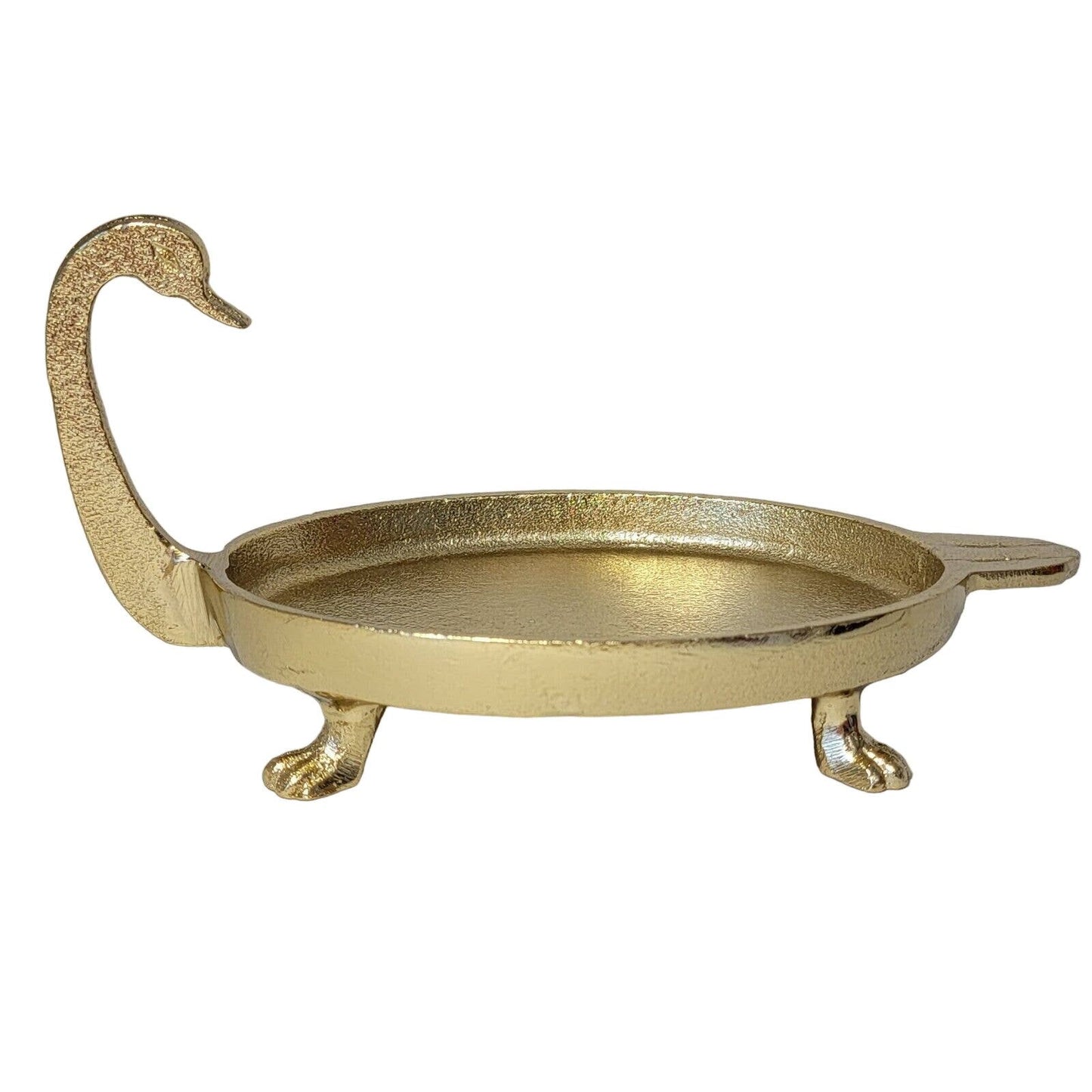 GOLD BOHO Swan Figurine, Decorative Glam Gold Swan Trinket Dish, Opalhouse