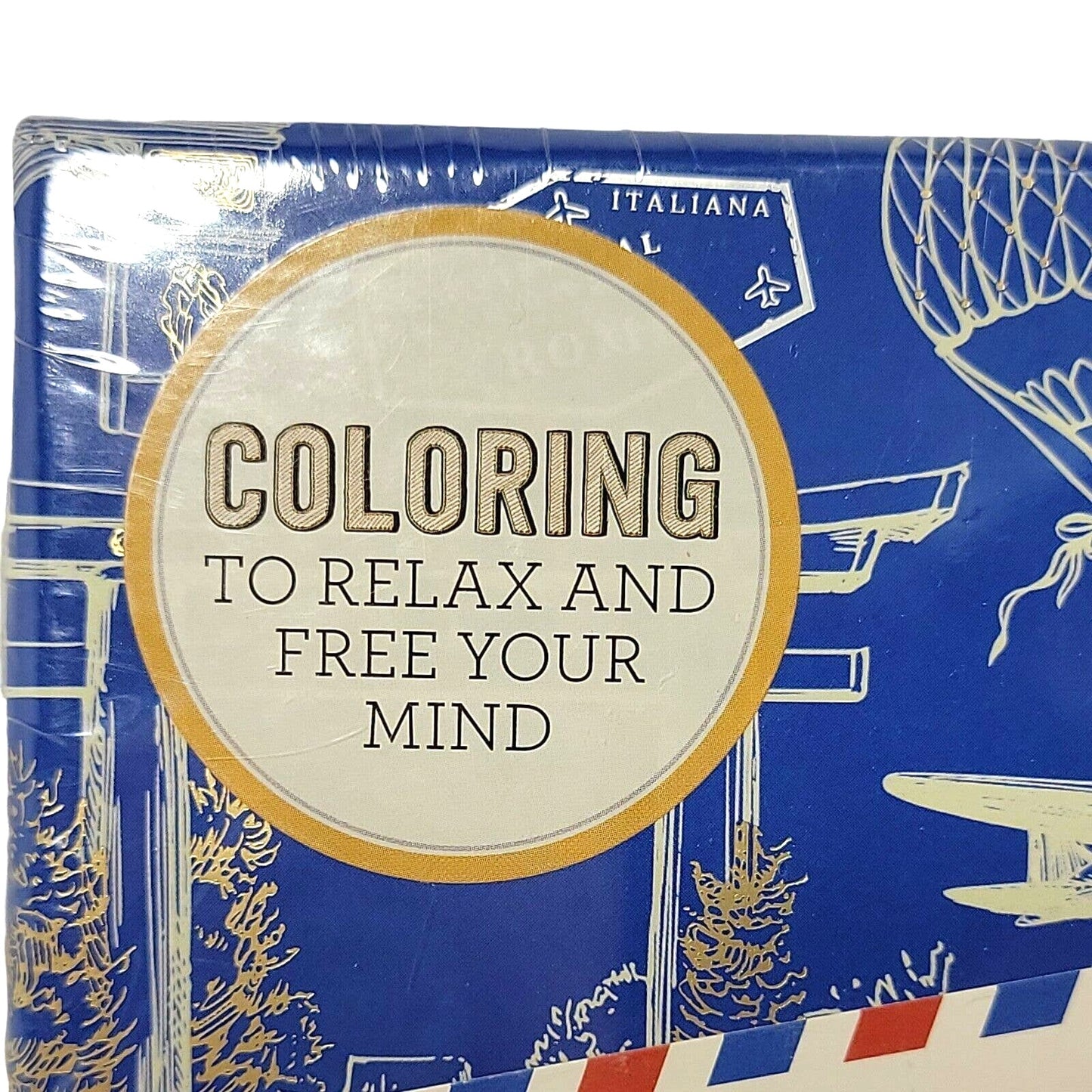 Travel Art Set World Market 2015 with Design Book, Metallic Pens, Coloring Book
