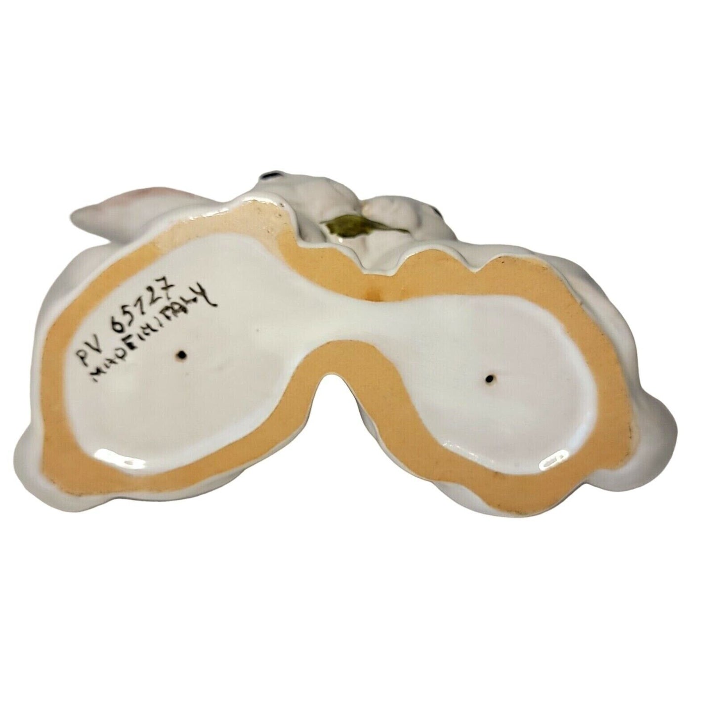 Vintage Peasant Village Italian White Porcelain Bunny Figurine Italy PV 65727