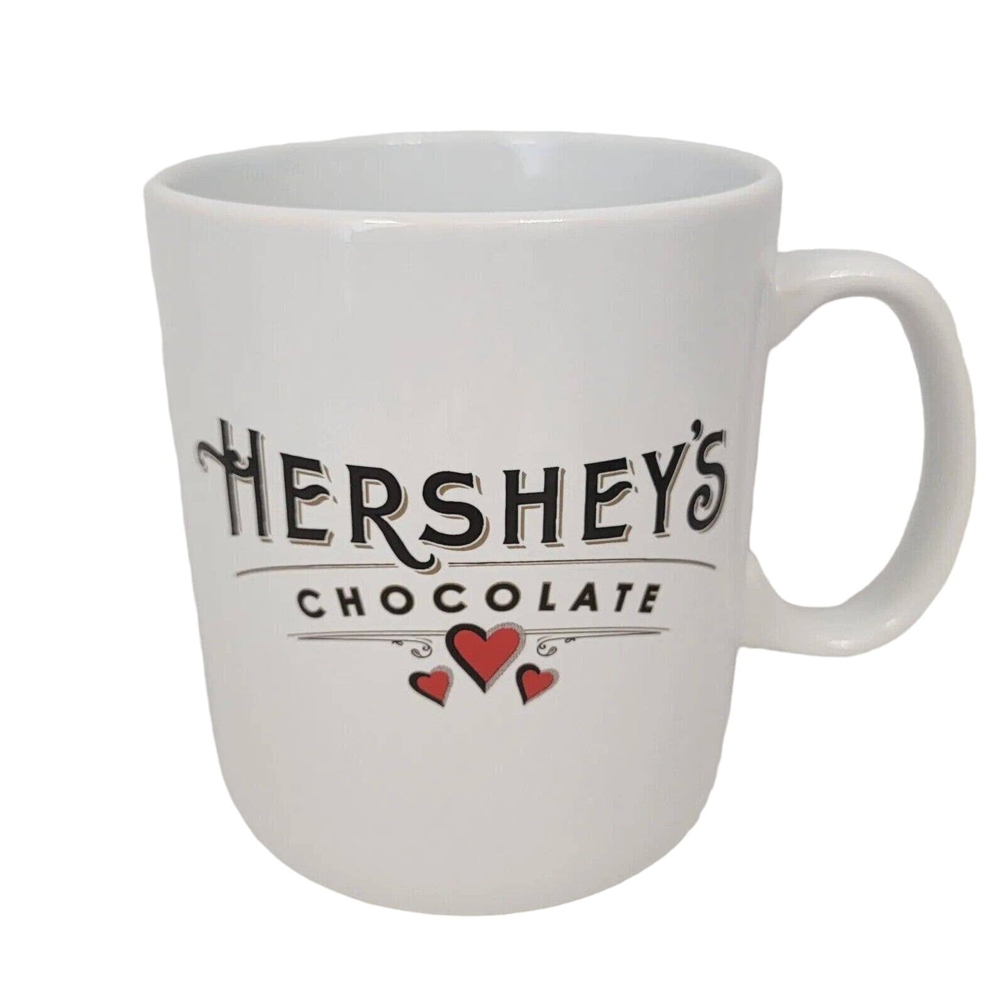 Large Hershey's Mug Hershey's Chocolate Coffee Cup Red Hearts Valentine's Mug