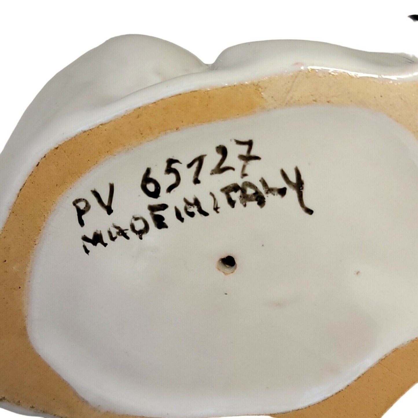 Vintage Peasant Village Italian White Porcelain Bunny Figurine Italy PV 65727