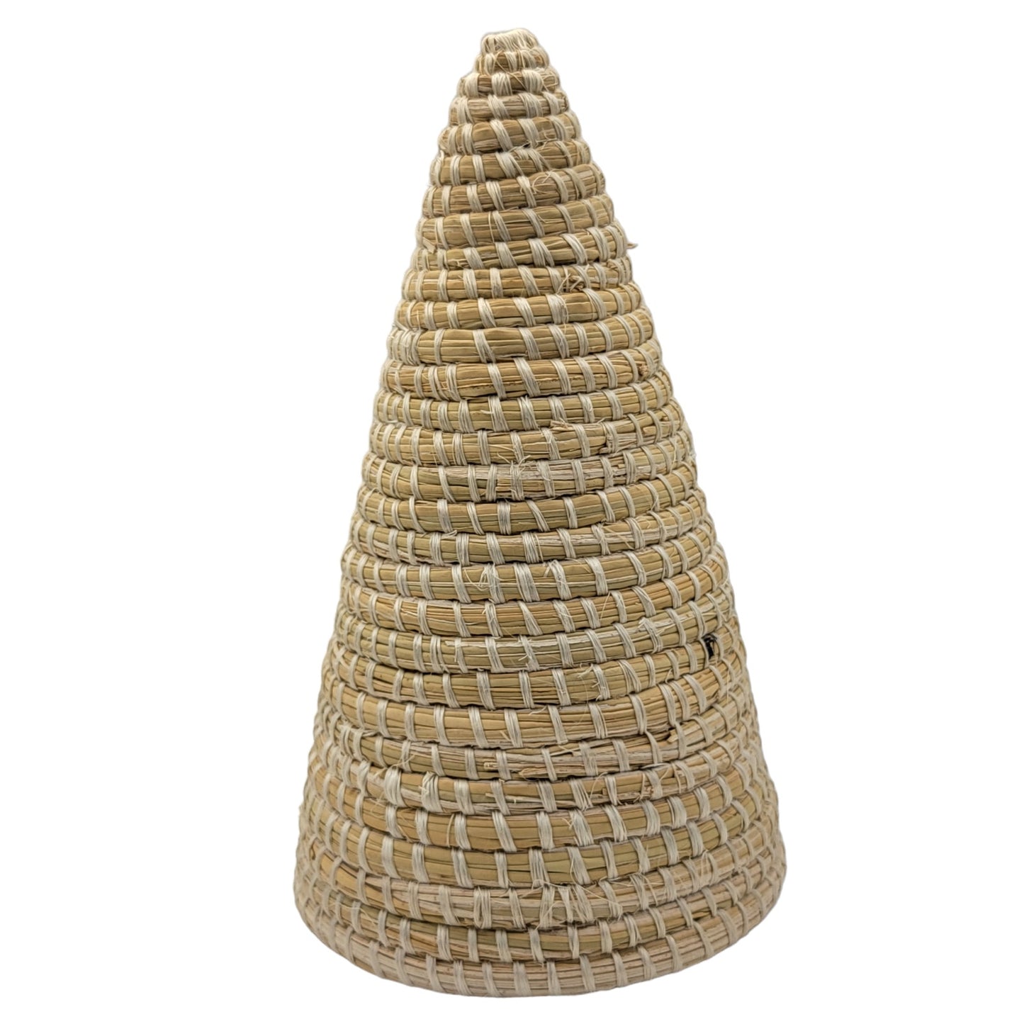 Handcrafted Woven Tree Natural Table Top Home Decor Woven Grass Christmas Tree