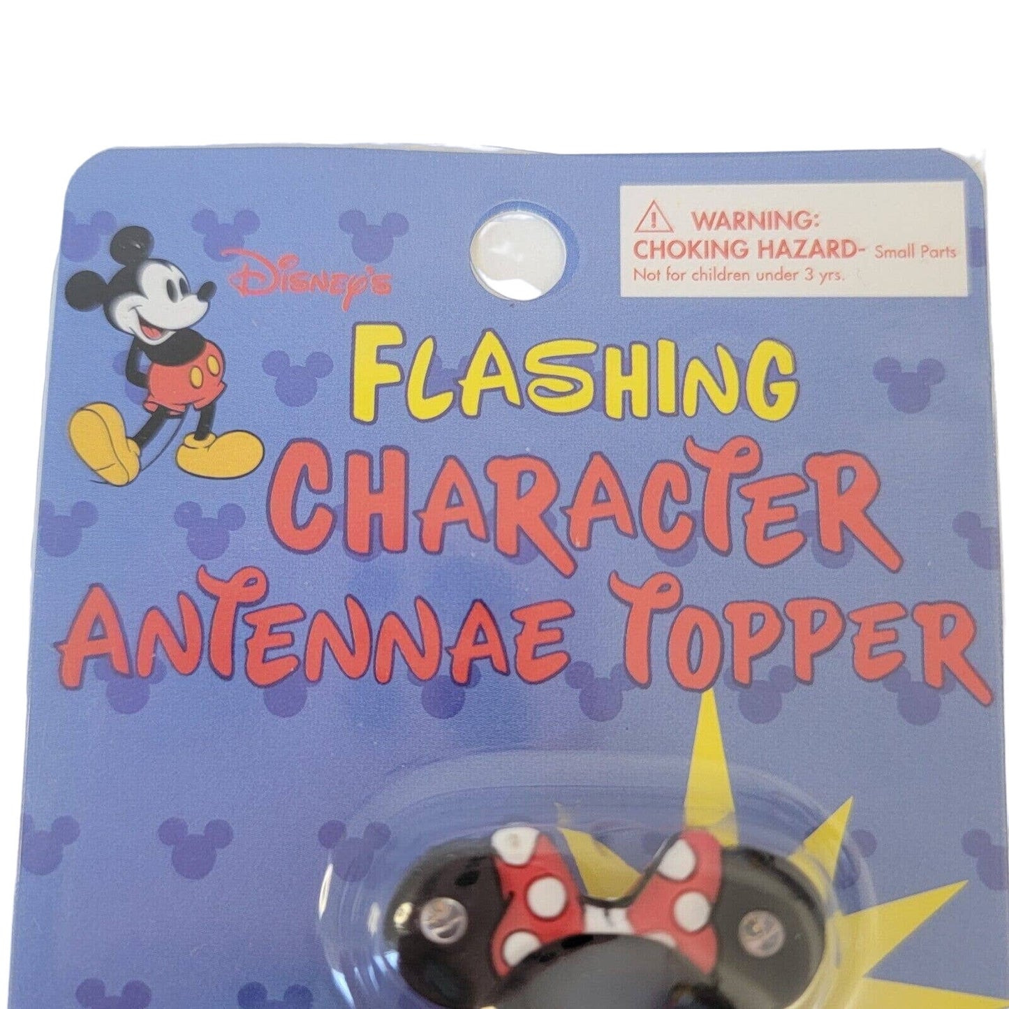 Vtg Disney Flashing Cell Phone Antenna Topper Minnie Mouse Nostalgia Disneyana