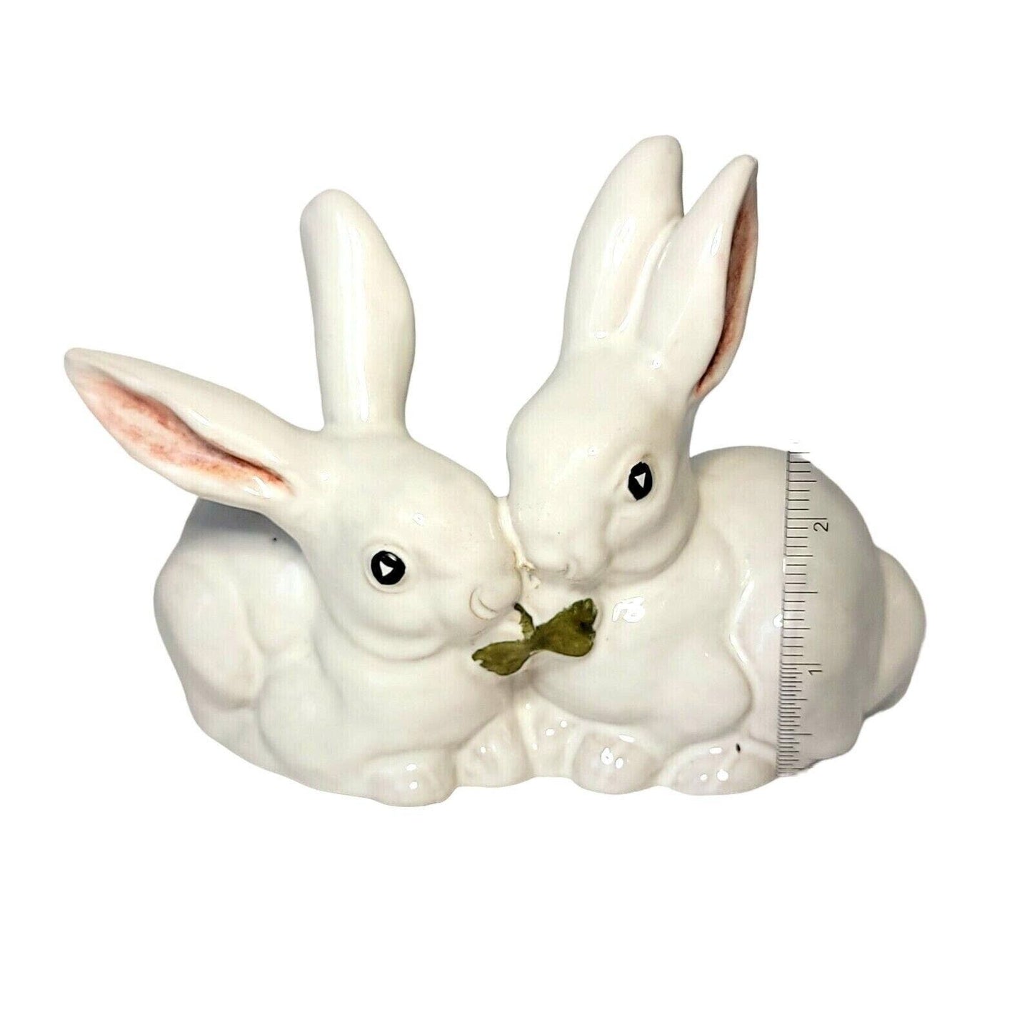 Vintage Italian Bunny Figurines, Easter Decor, Spring Decor, AS IS