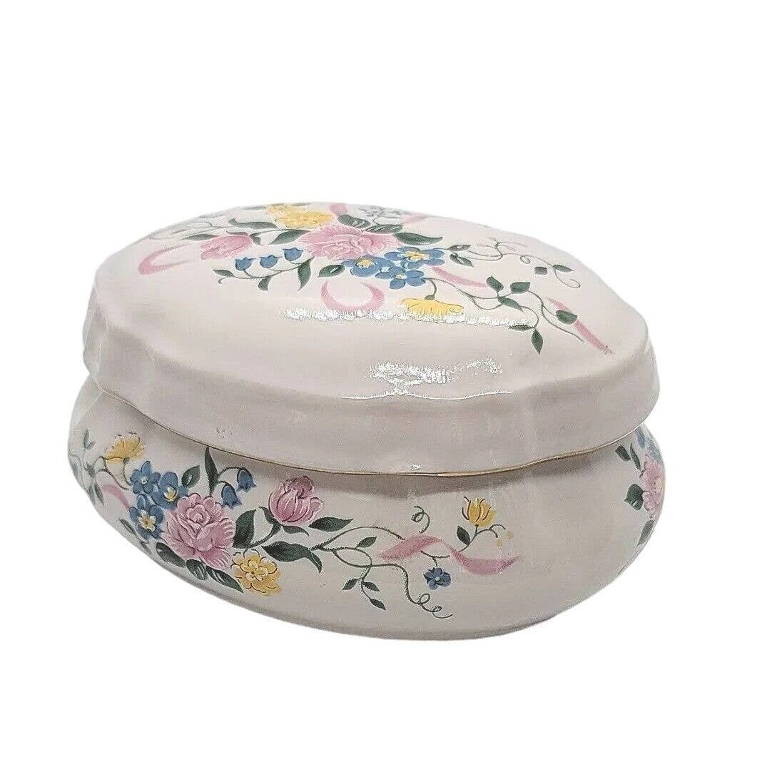 Heritage House Melodies Music Box Porcelain Some Enchanted Evening, Valentine's