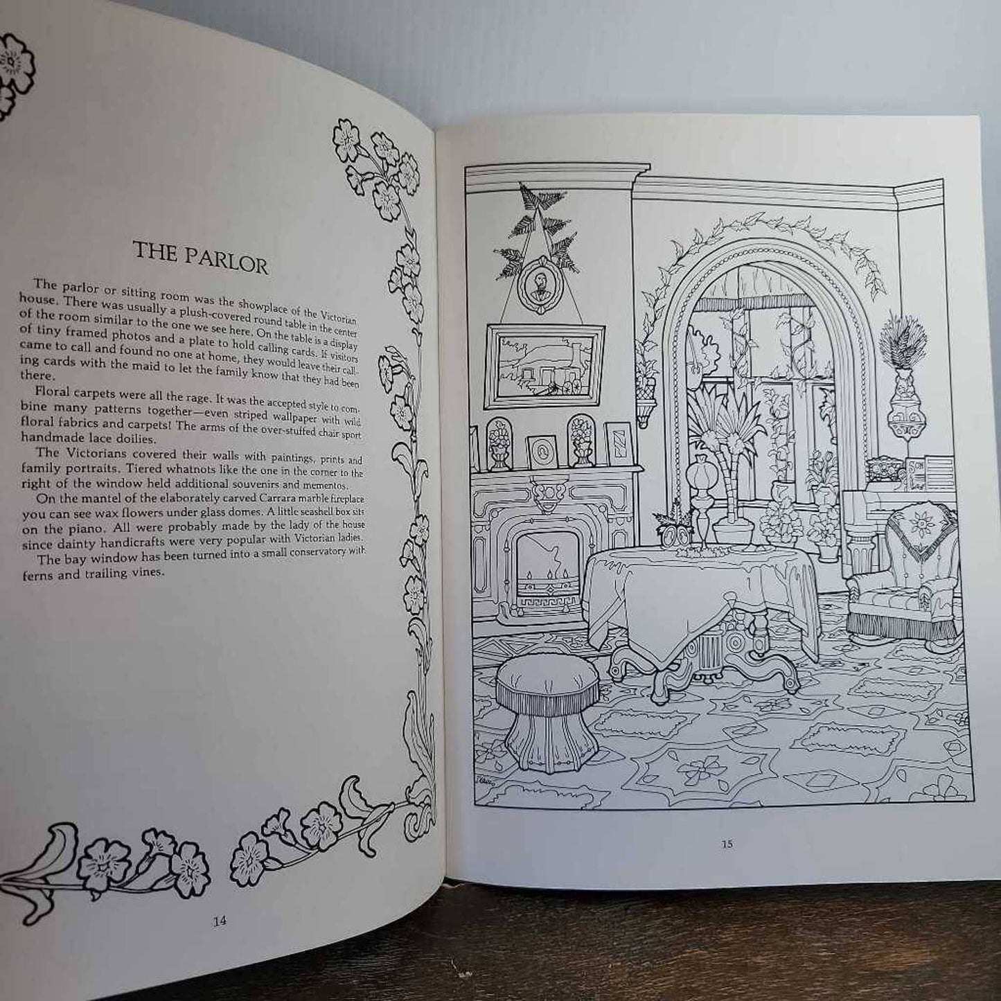 Vintage Dover Coloring Book The Victorian House Daniel Lewis Kristin Helberg